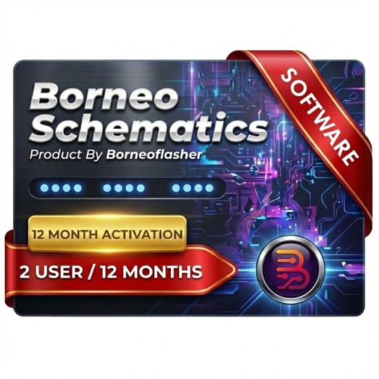  Borneo Schematics 2 PC  1 year. 