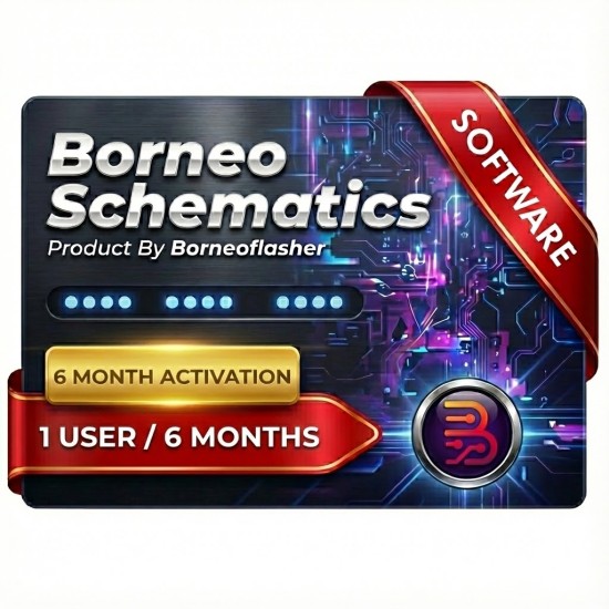  Borneo Schematics 1 PC  6 Months. 