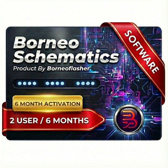  Borneo Schematics 2 PC  6 Months. 
