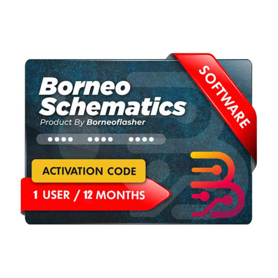  Borneo Schematics 1 PC  1 year. 
